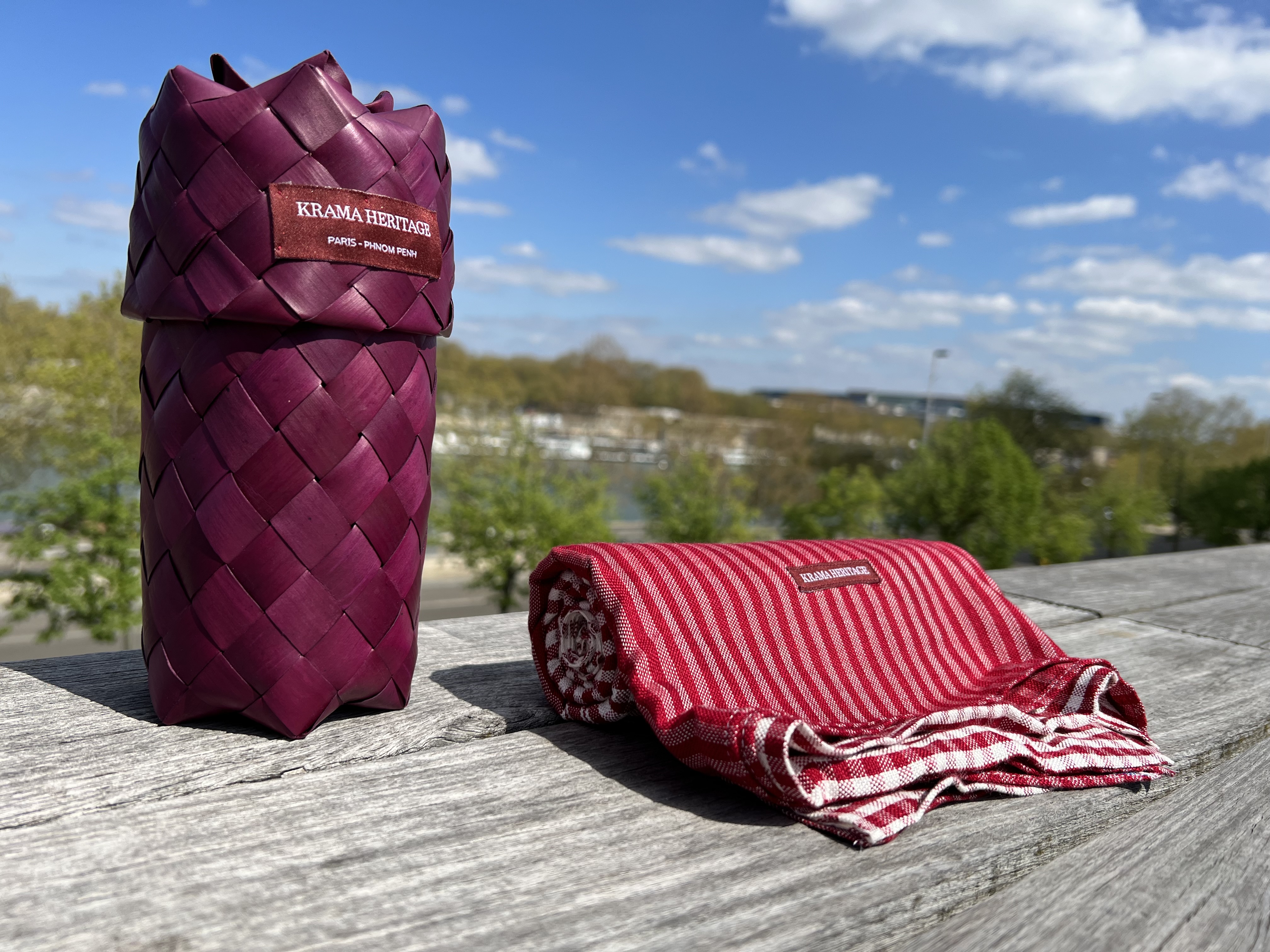 Le Krama Origine Grenat 3 Tours 7