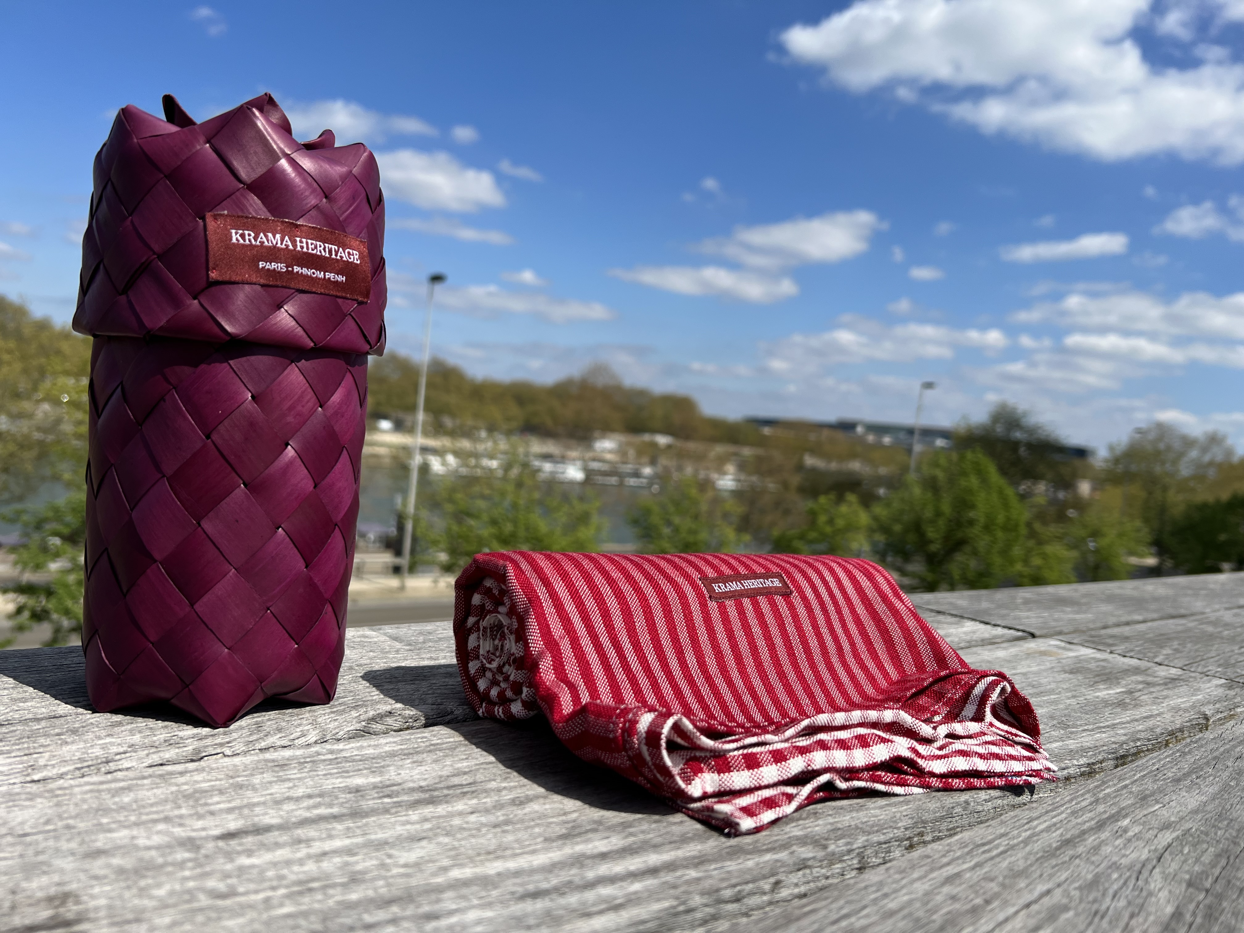 Le Krama Origine Grenat 3 Tours 8