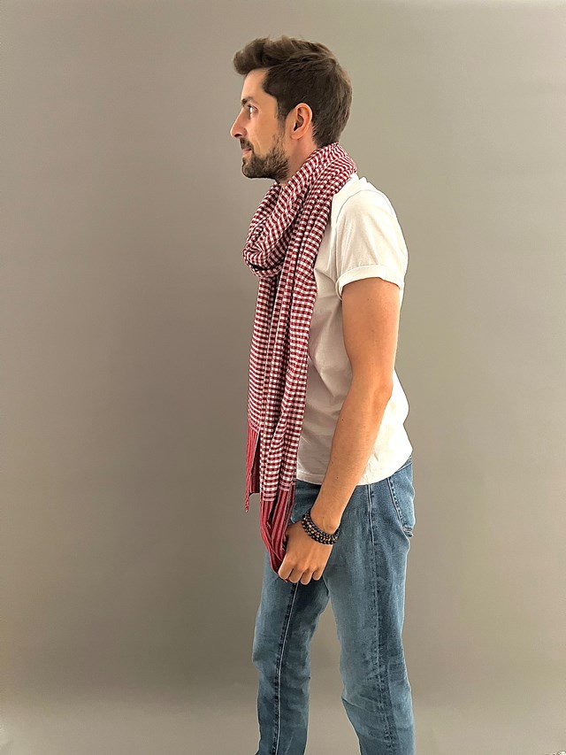 Le Krama Origine Grenat 3 Tours 5