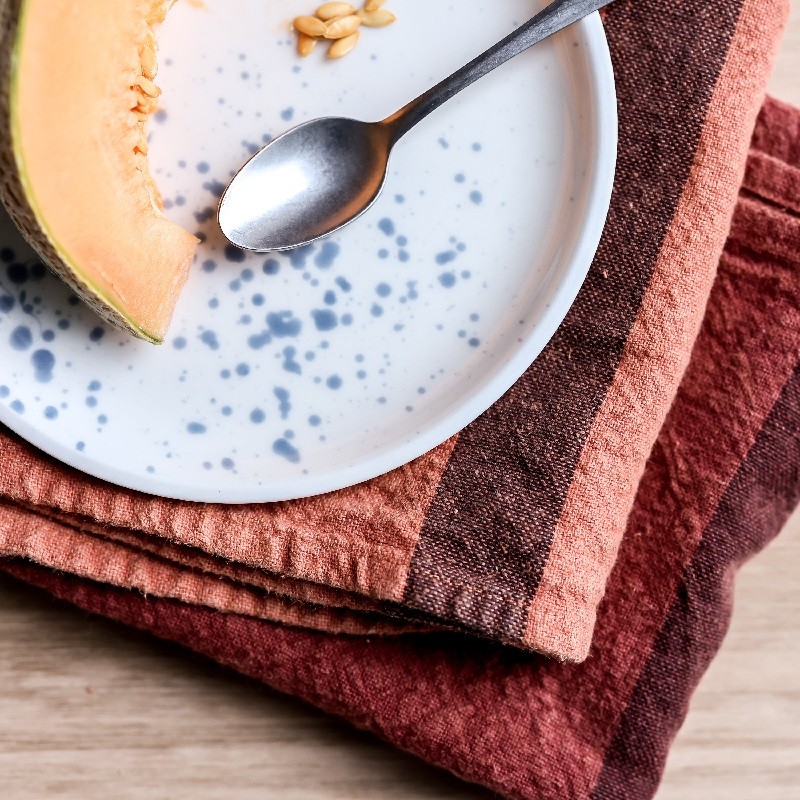 Cuillère à café campagne inox patiné, fabriquée en Italie