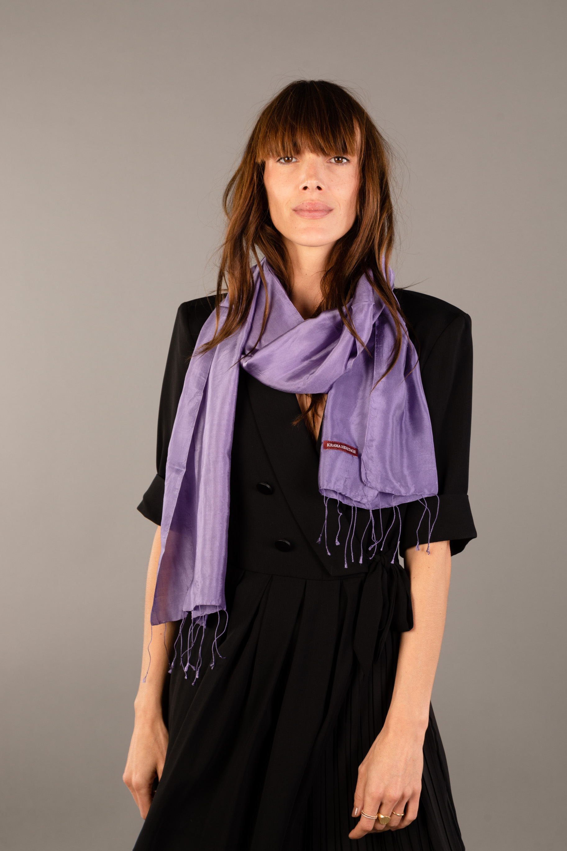 Le Krama Soyeux Améthyste 4