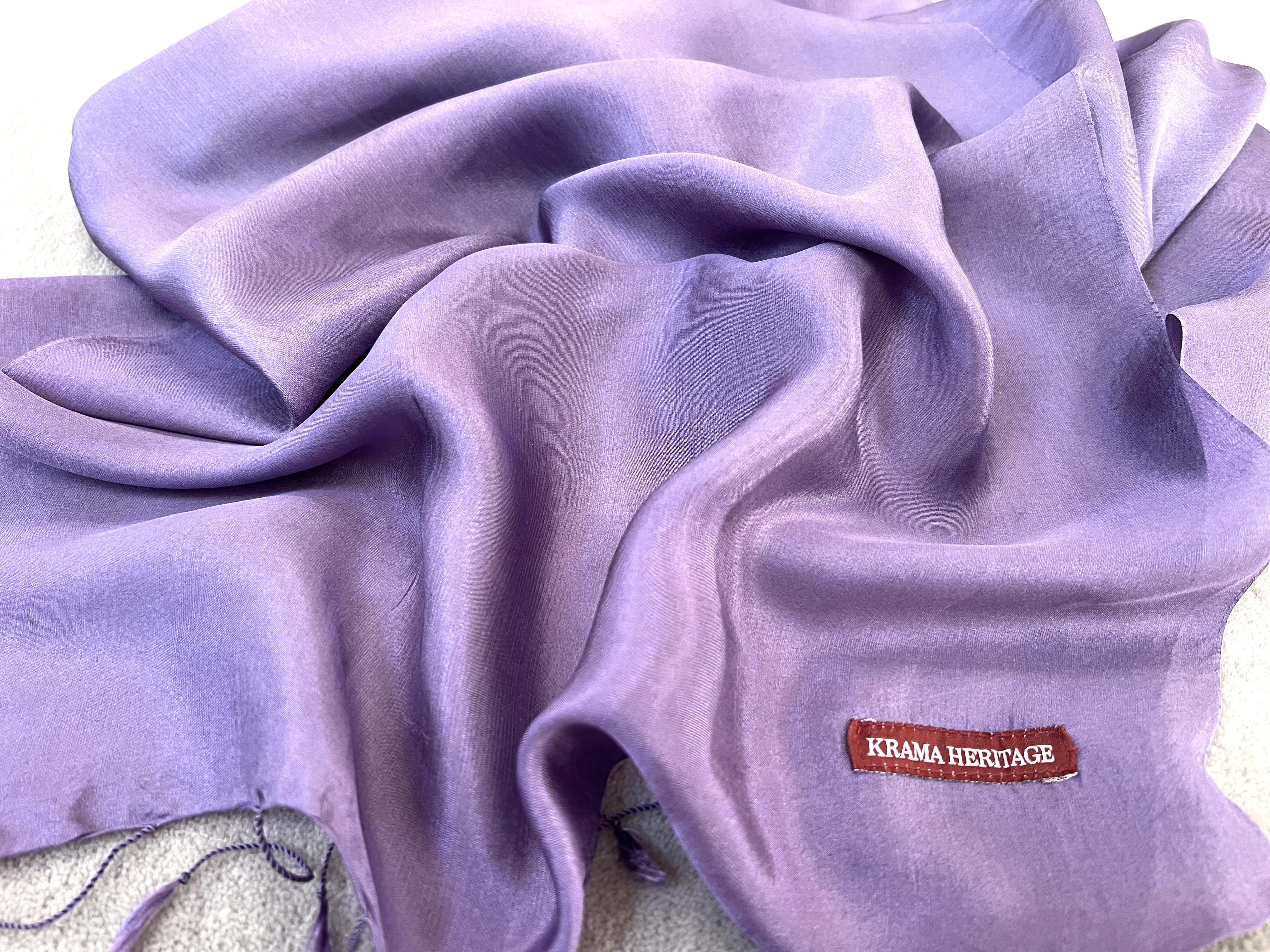 Le Krama Soyeux Améthyste 8