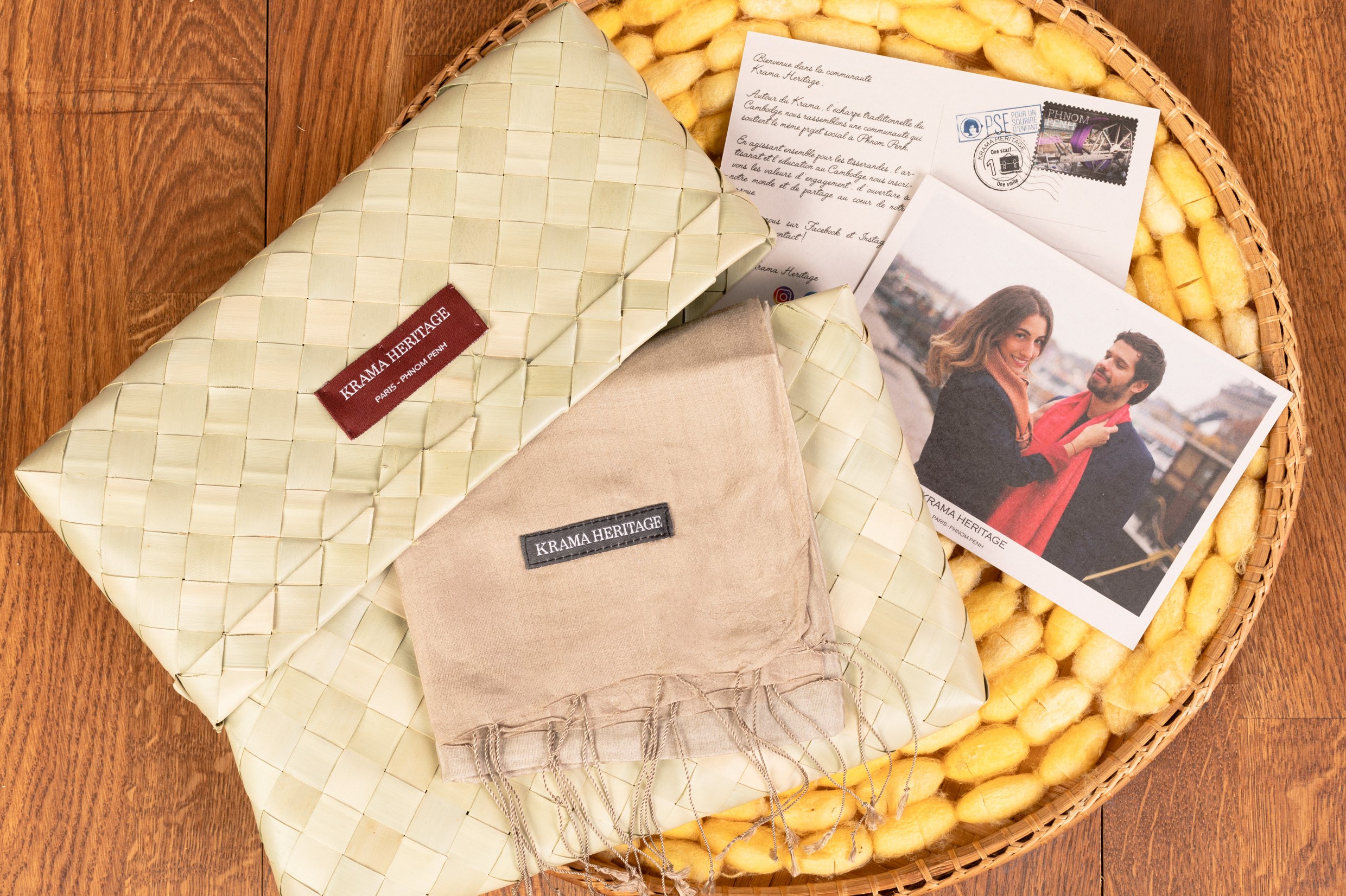 Le Krama Soyeux Sable 2