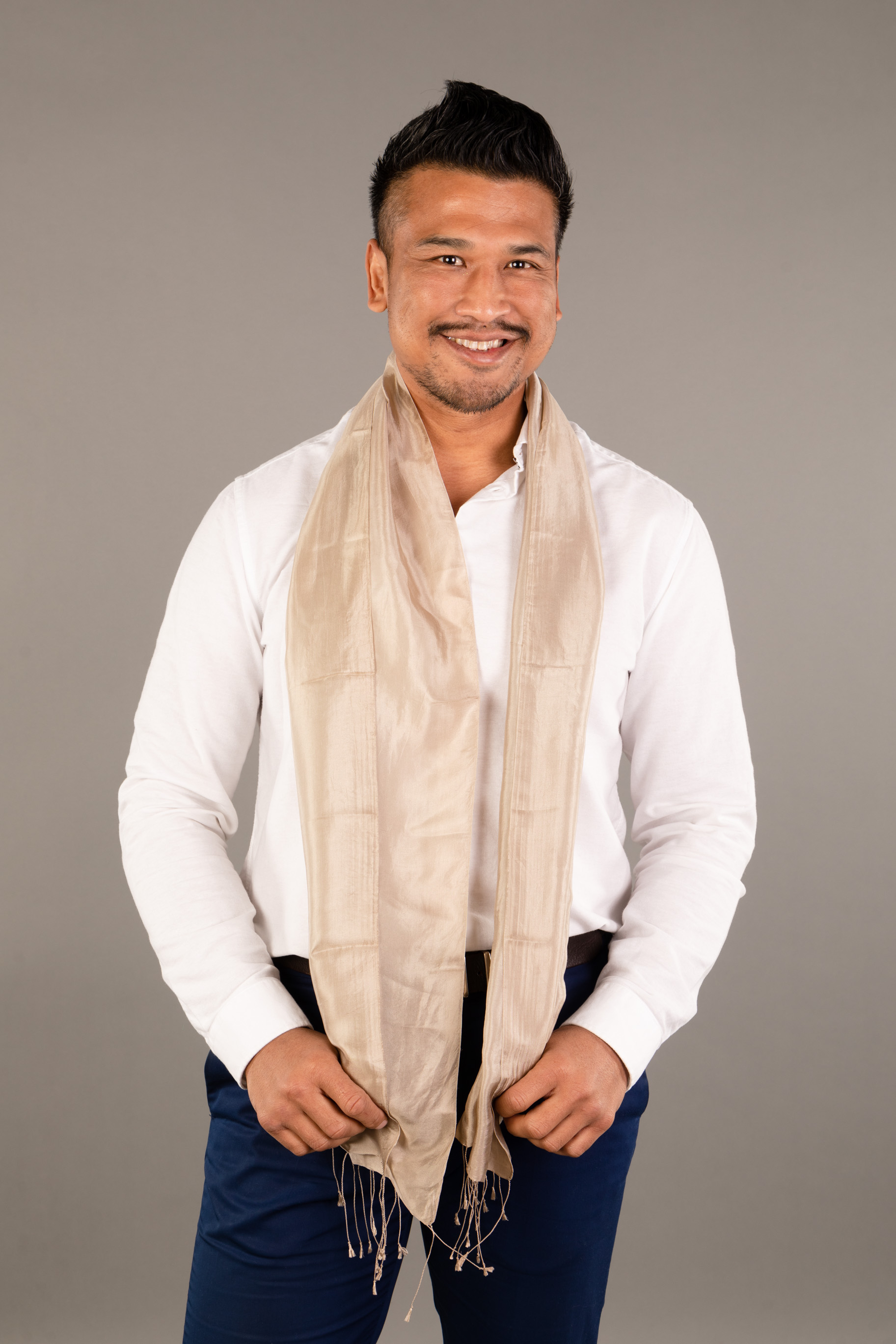 Le Krama Soyeux Sable 3