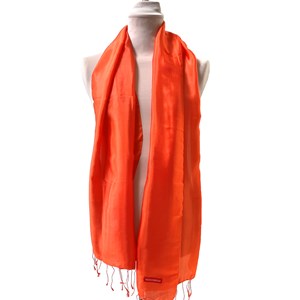 Le Krama Soyeux Orangé