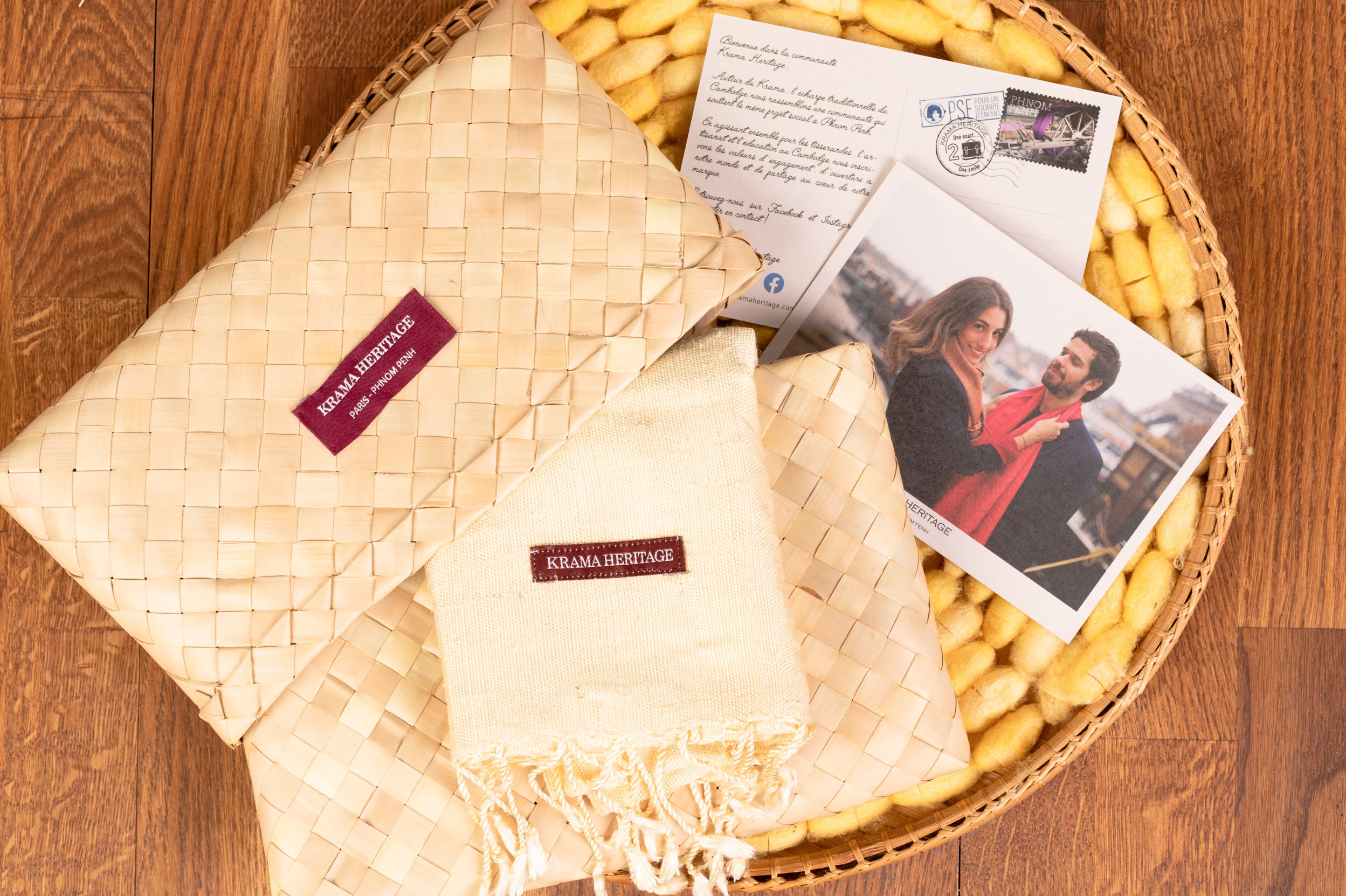 Le Krama Texturé Naturel 2