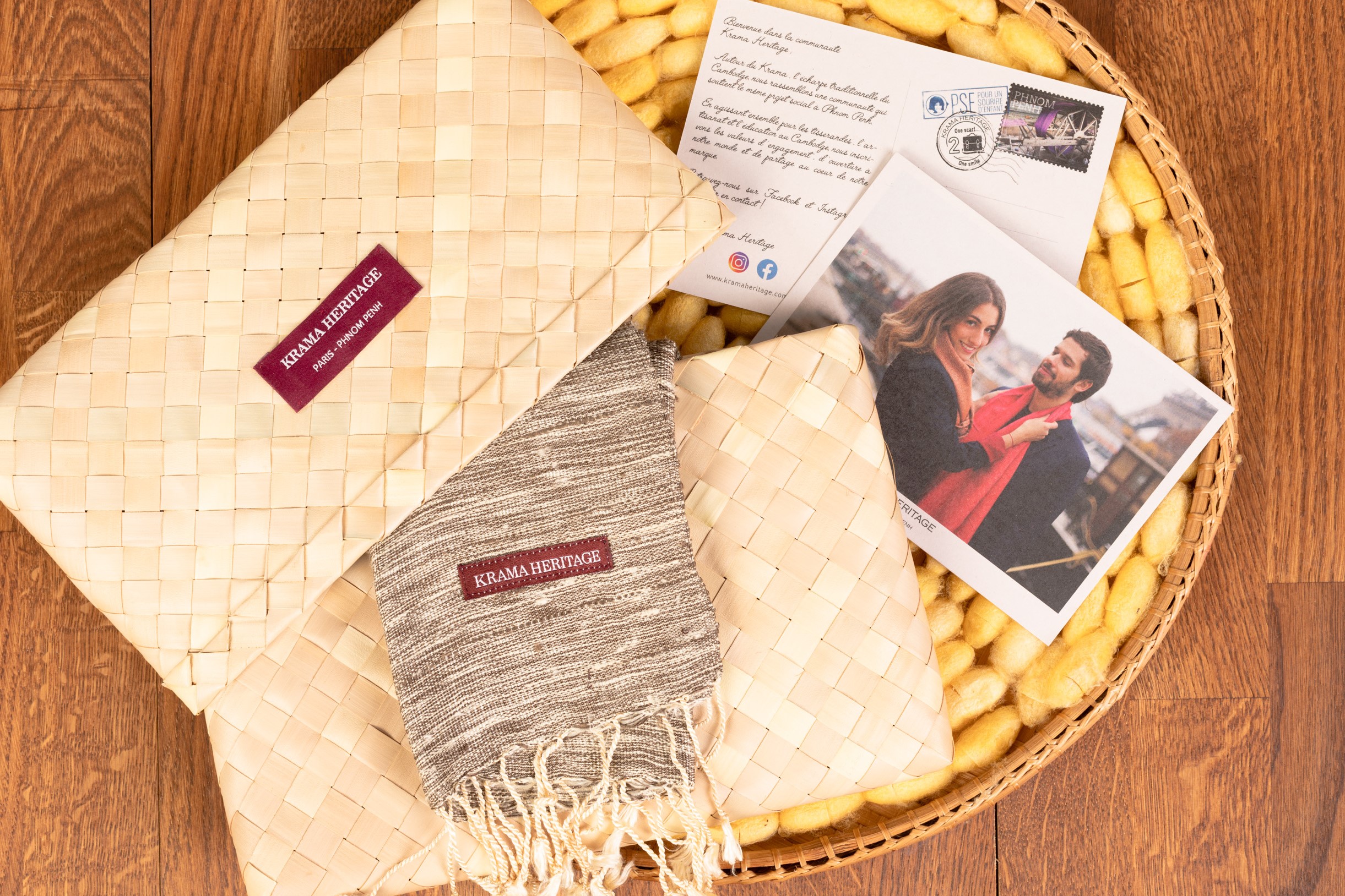 Le Krama Texturé Sable 2