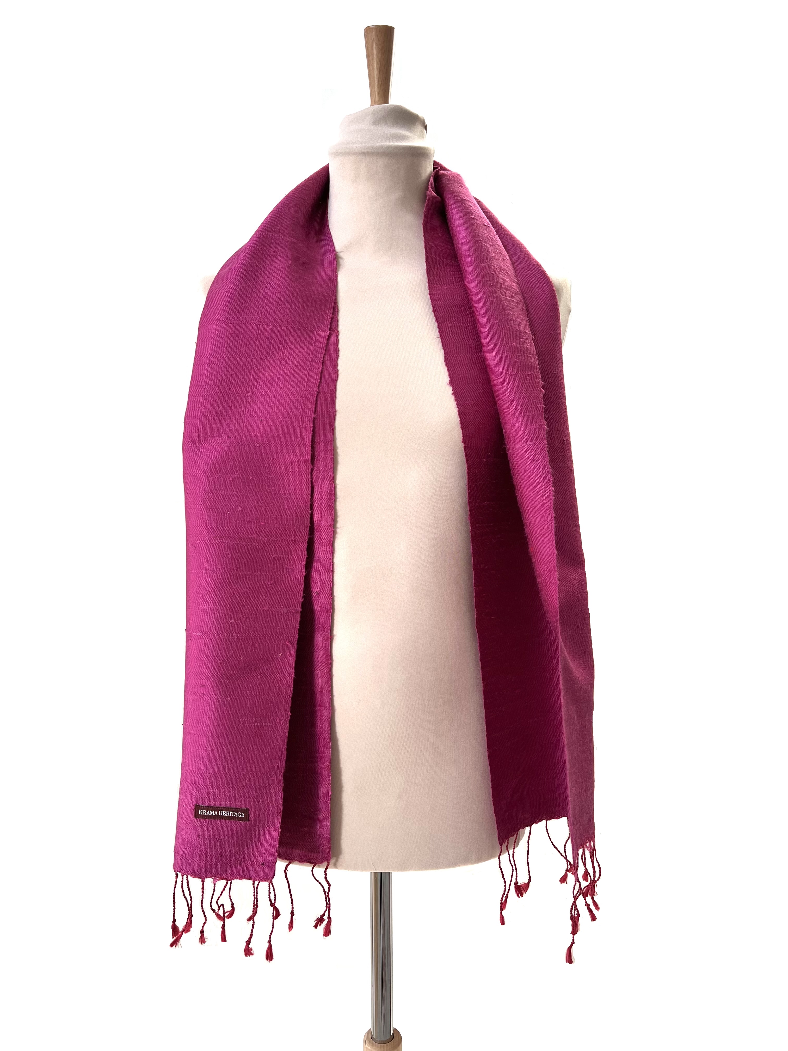 Le Krama Texturé Fushia 5