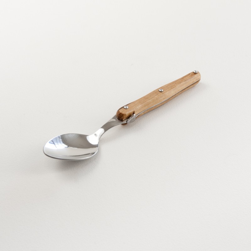 Cuillère à café manche en bois, fabriquée en France