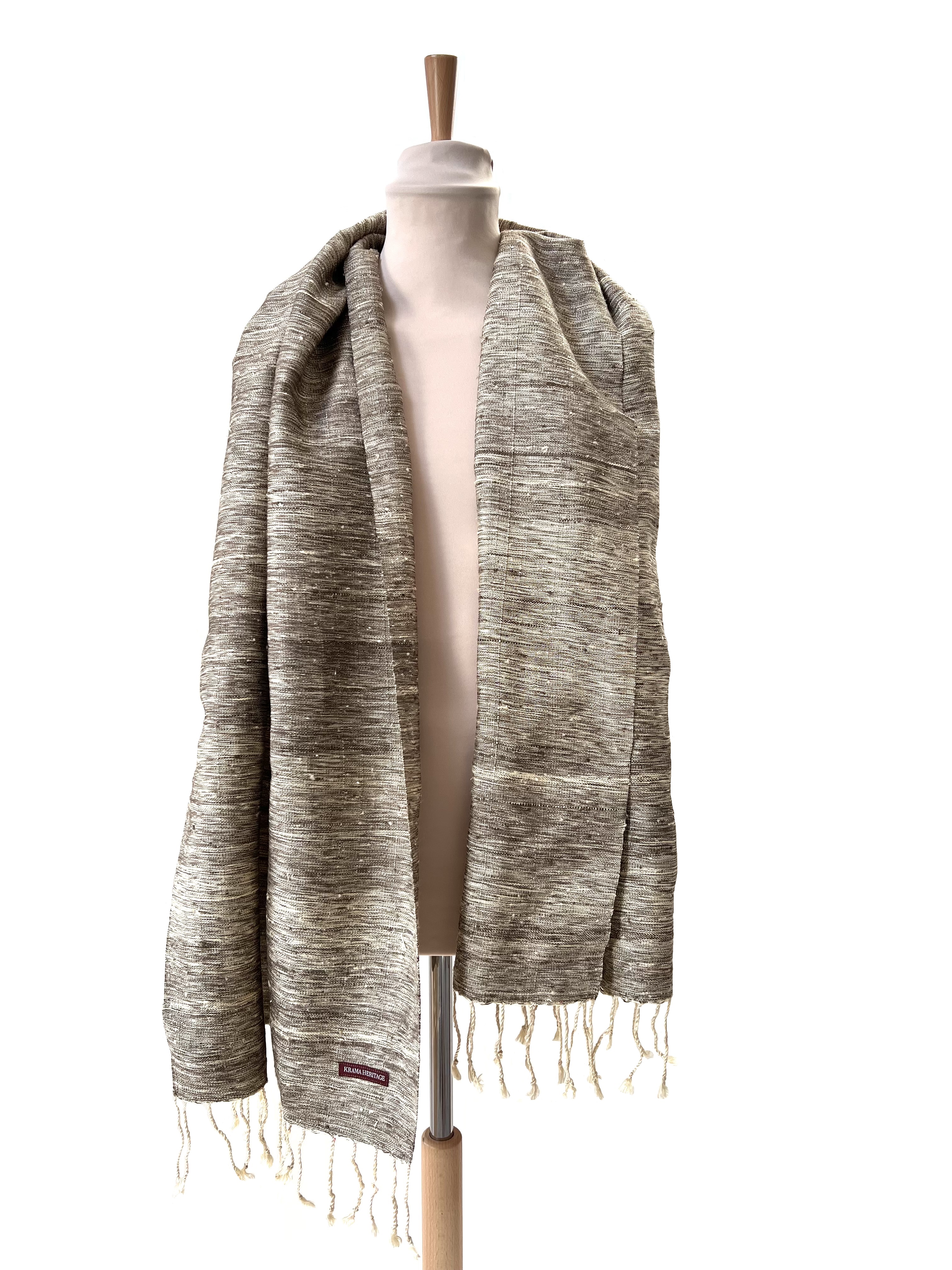 Le Grand Krama Texturé Sable 5