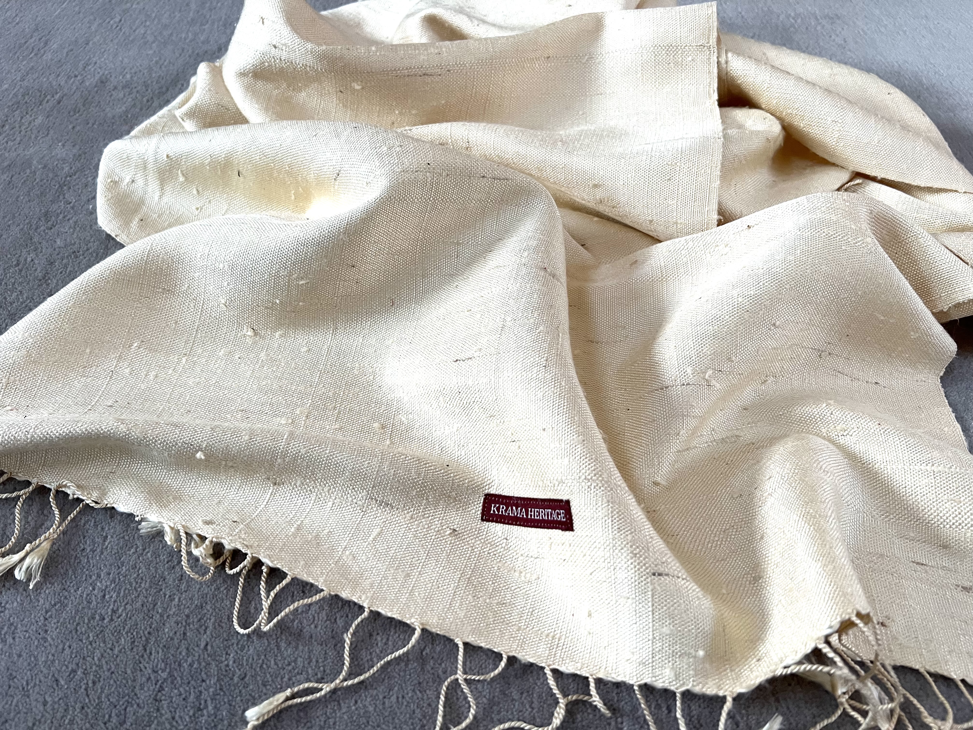 Le Grand Krama Texturé Naturel 8