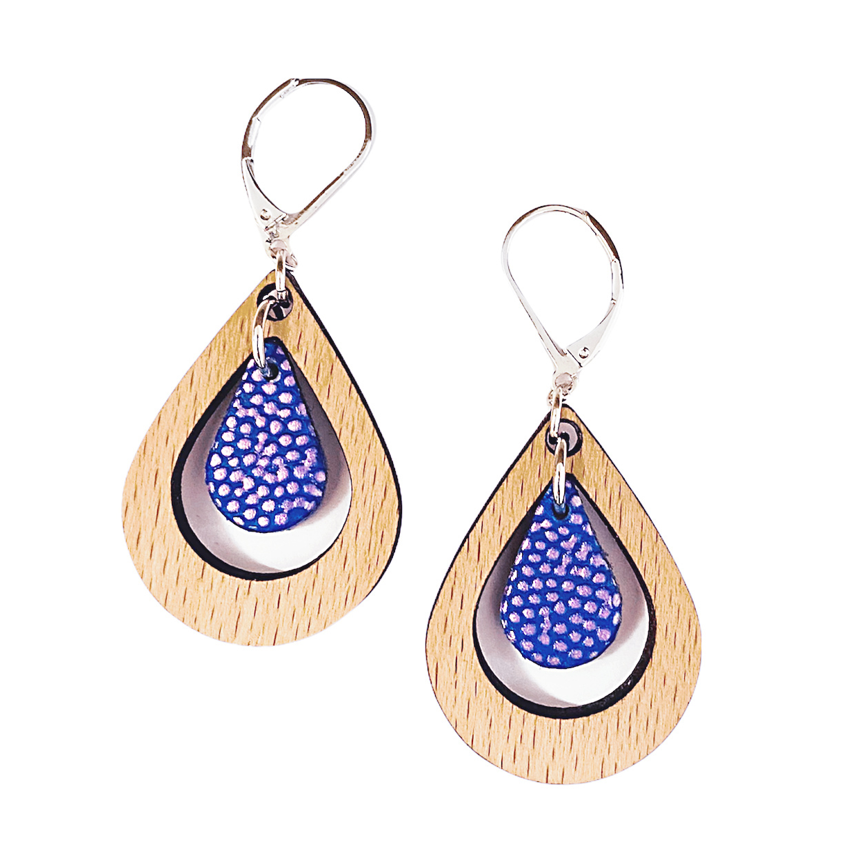 Boucles d'oreilles AMANDE Parme 4