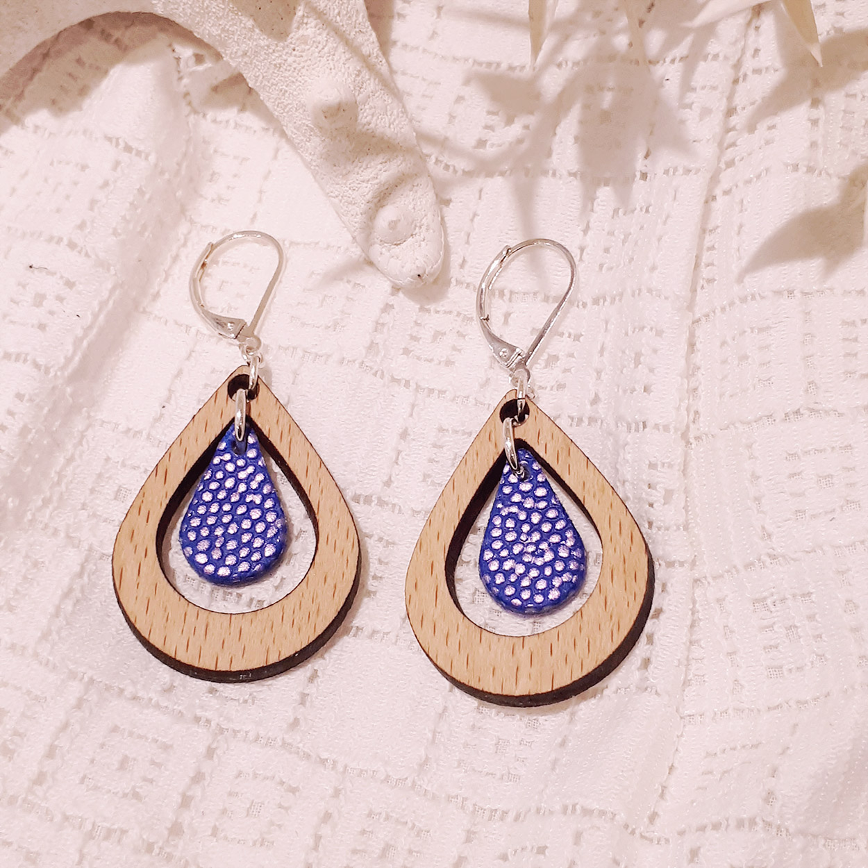 Boucles d'oreilles AMANDE Parme 5