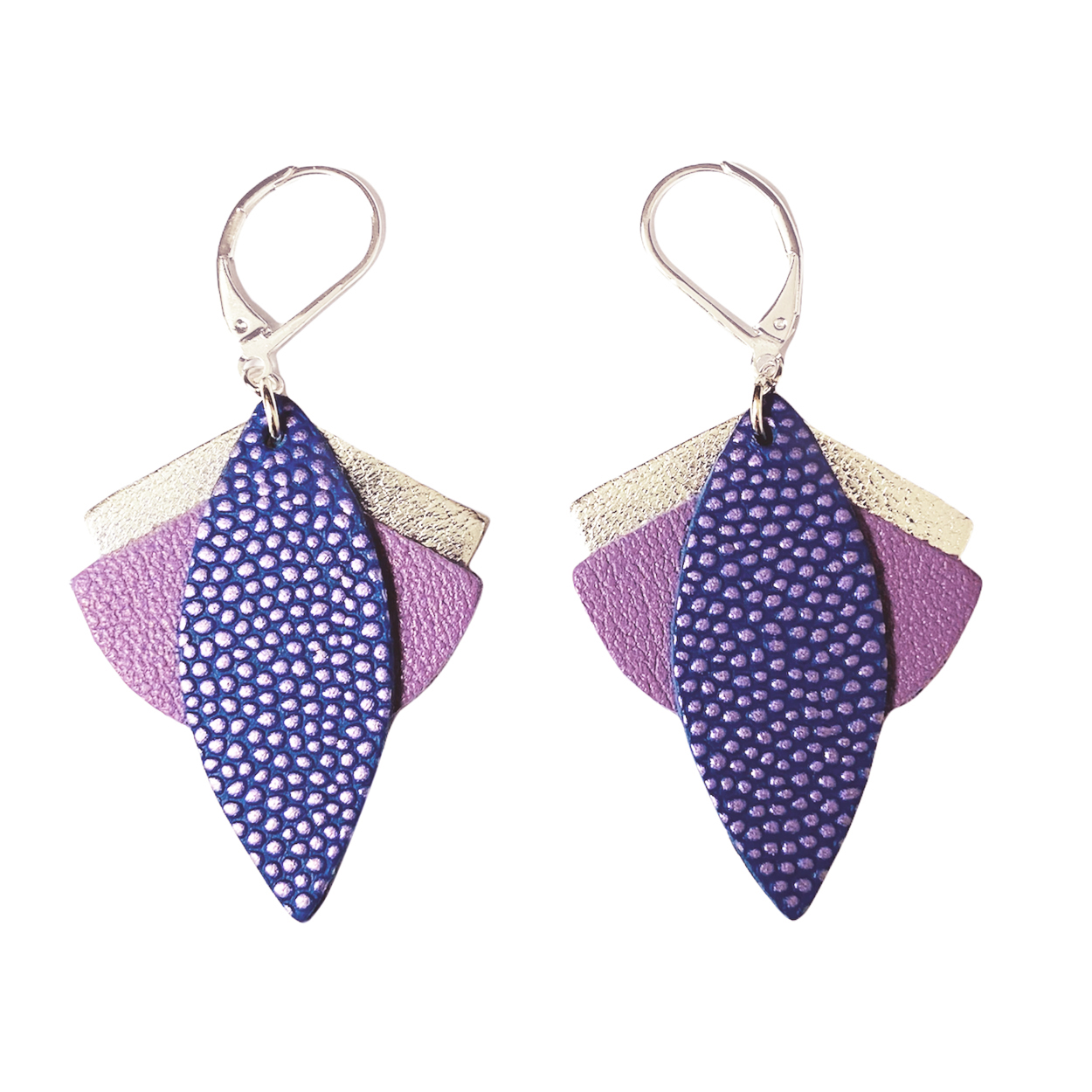 Boucles d'oreilles LOTUS Parme 4