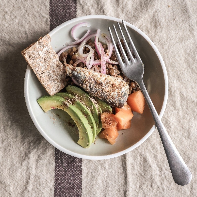 Fourchette campagne inox patiné, fabriquée en Italie