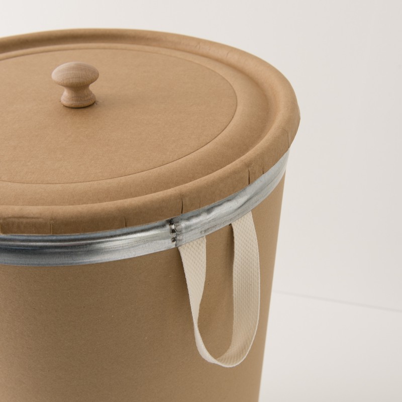 Fût en kraft naturel, fabriqué en France