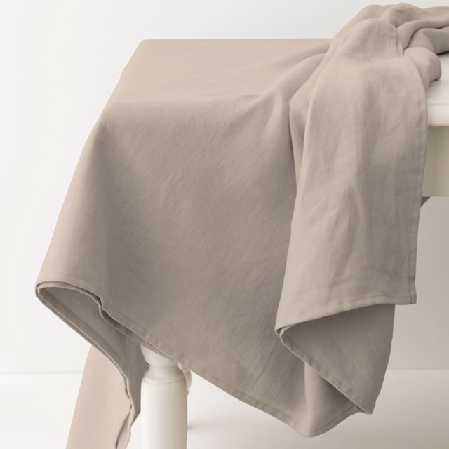 Nappe en lin léger grège - Plusieurs dimensions 2