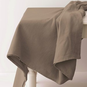 Nappe en lin léger taupe - Plusieurs dimensions