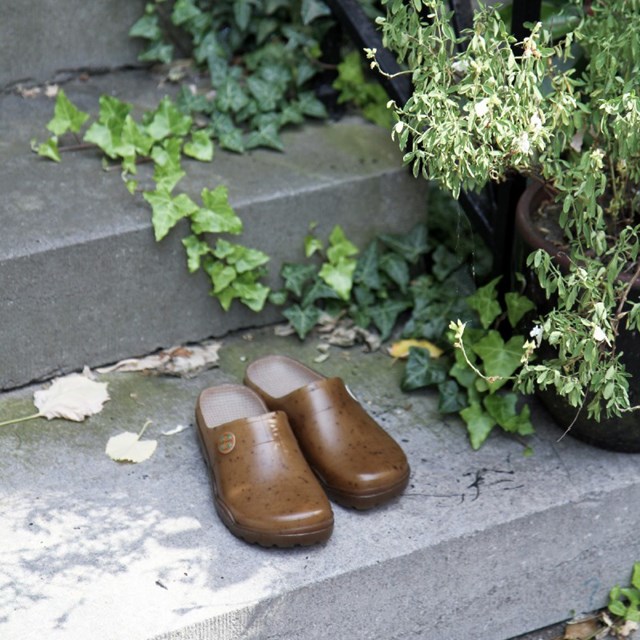 Sabots de jardin au chanvre, fabriqués en France