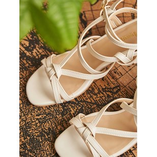 Sandales Hoya vegan - Crème