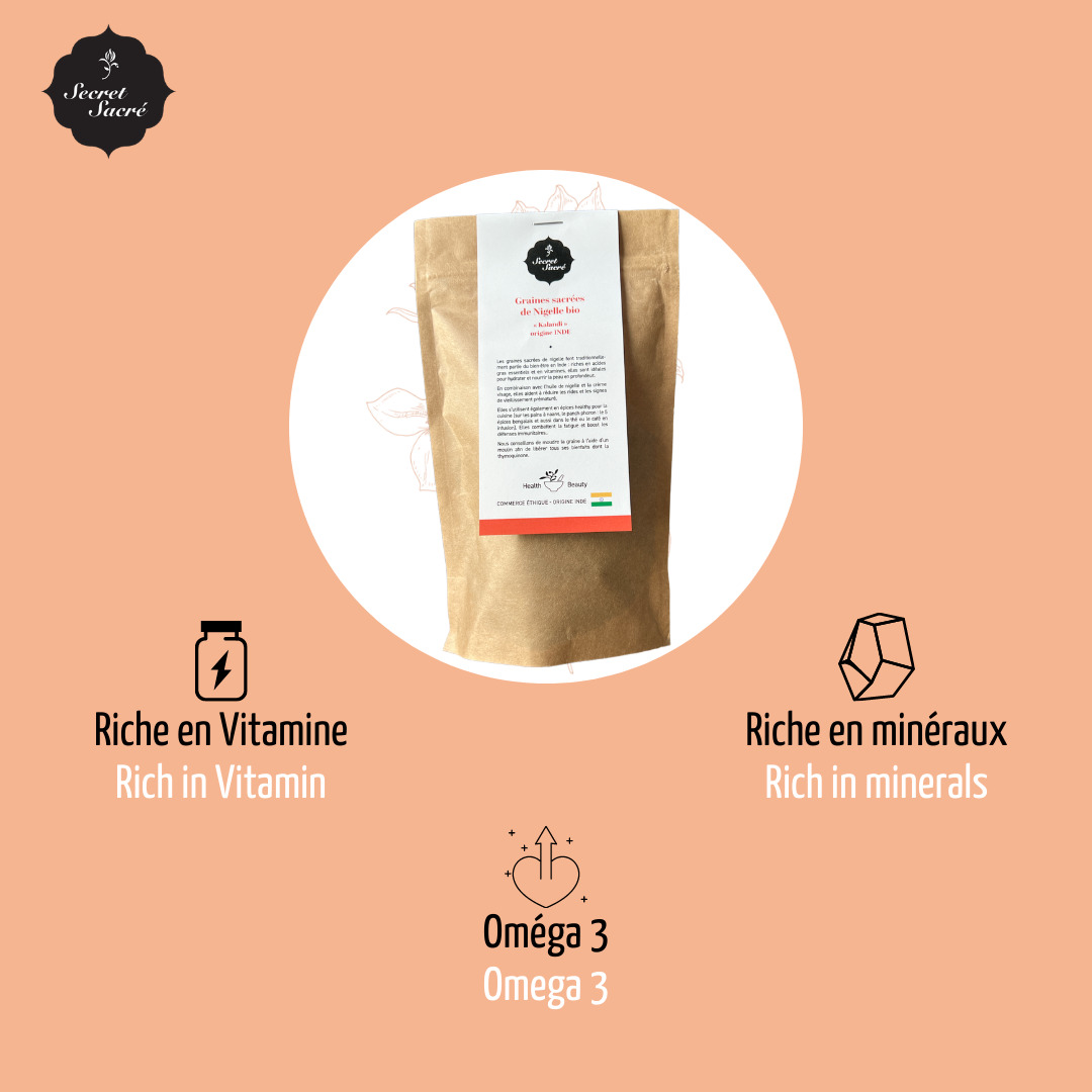 Graines sacrées de Nigelle bio - 100g 5