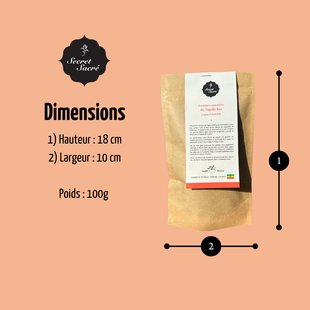 Graines sacrées de Nigelle bio - 100g 4