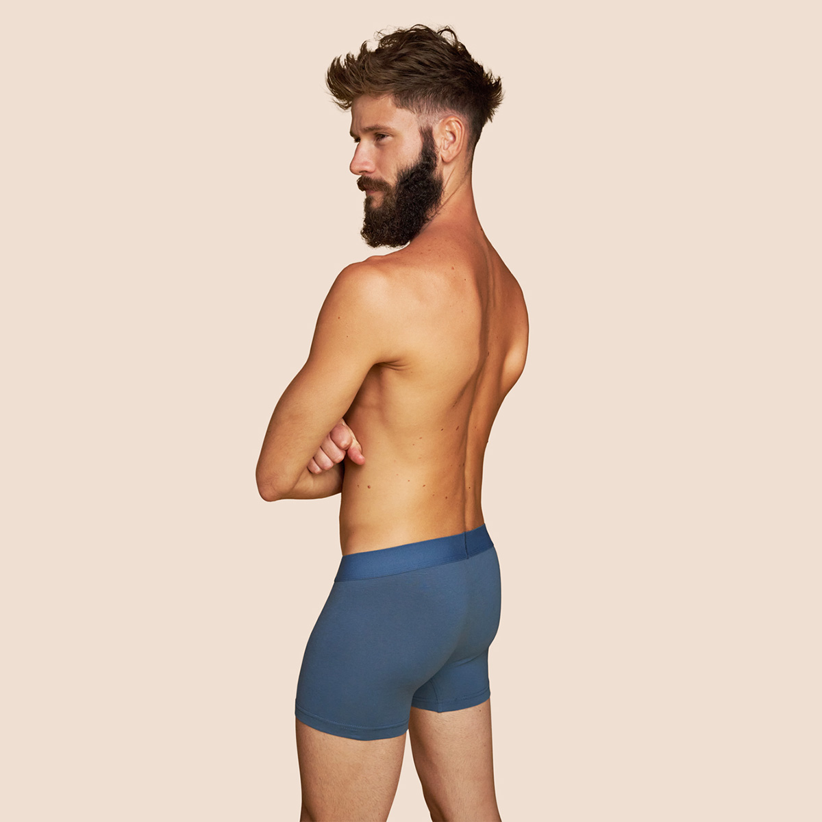 Boxer Coton bio bleu céruléen - pack de 2 boxers 2