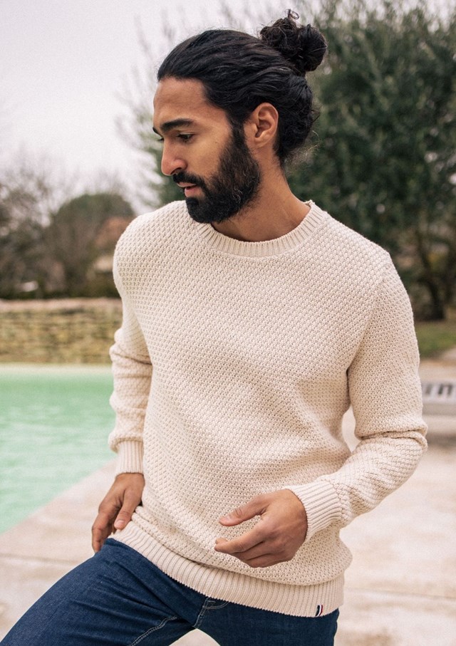 Pull REFLET - Made in France - Coton Bio GOTS 7
