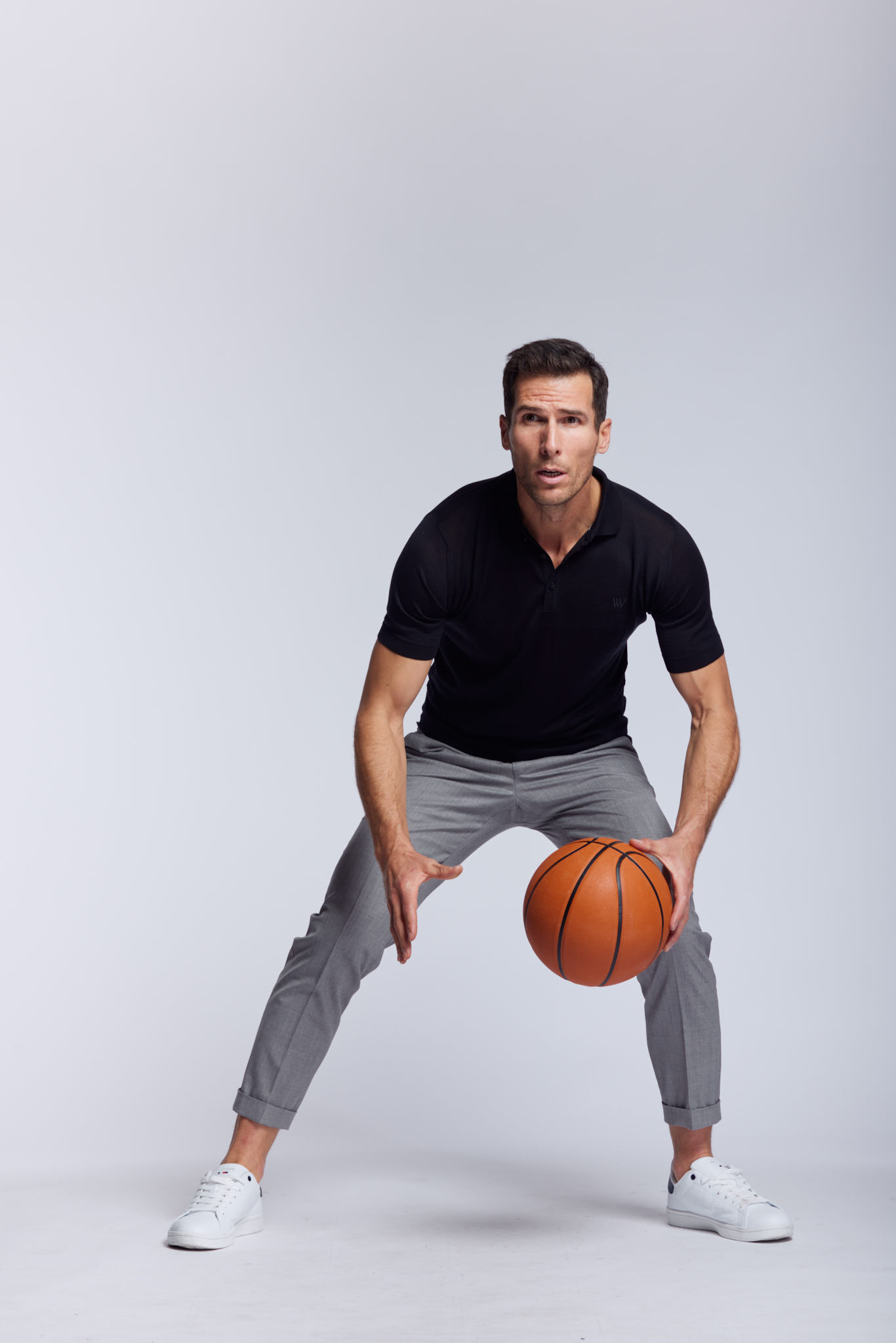 polo léger manches courtes Arguin en maille de merinos et Tencel