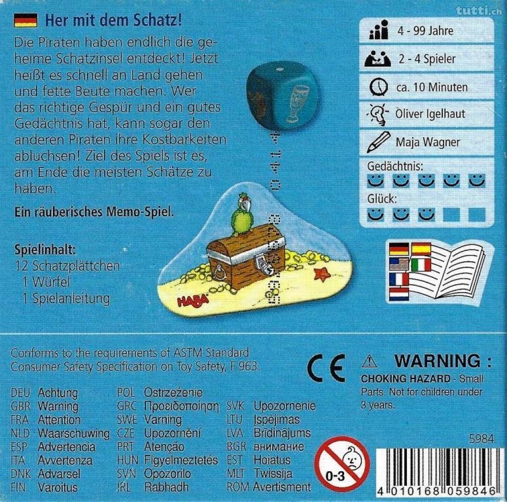 Par Ici Le Trésor (Her Mit Dem Schatz) - Les Petites Boites HABA 4