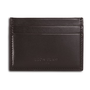 Porte-cartes - Cuir Chocolat