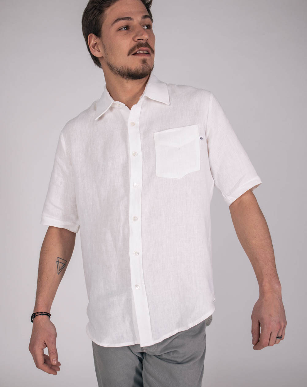 Chemise Zupiter Homme en 100% Lin Made in France  2