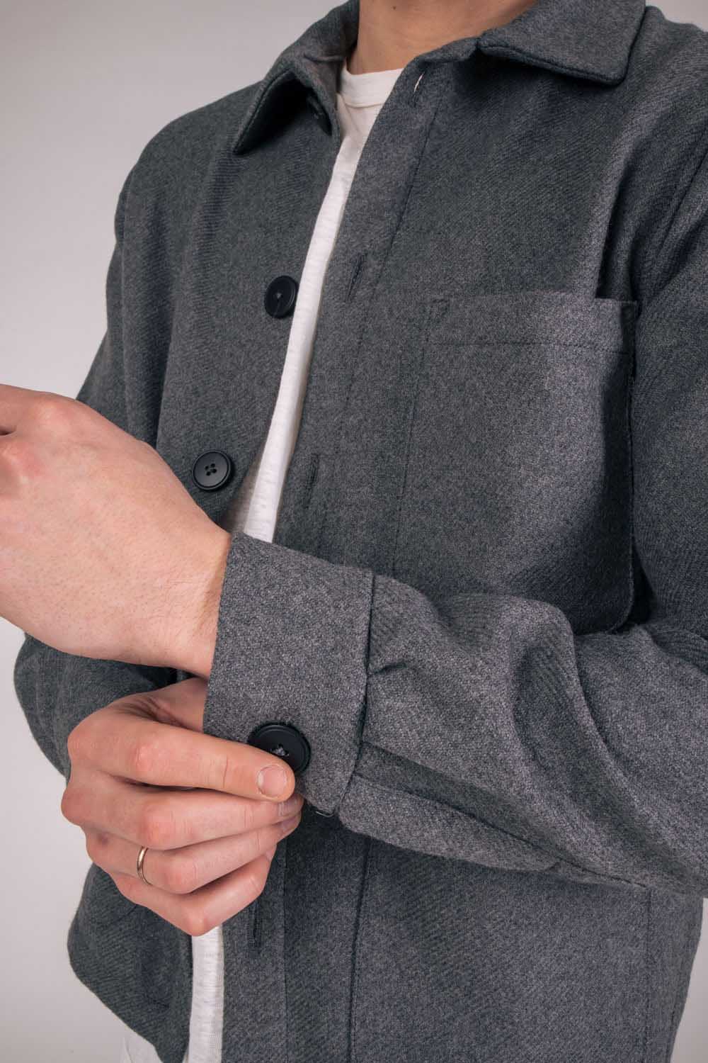 Veste Zularit Unisexe en Laine Upcyclé  3