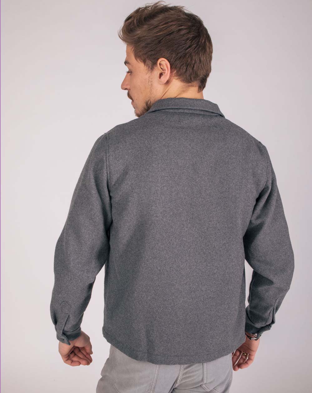 Veste Zularit Unisexe en Laine Upcyclé  4