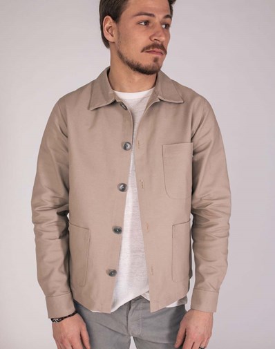 Veste Zularit Unisexe Upcyclé Beige