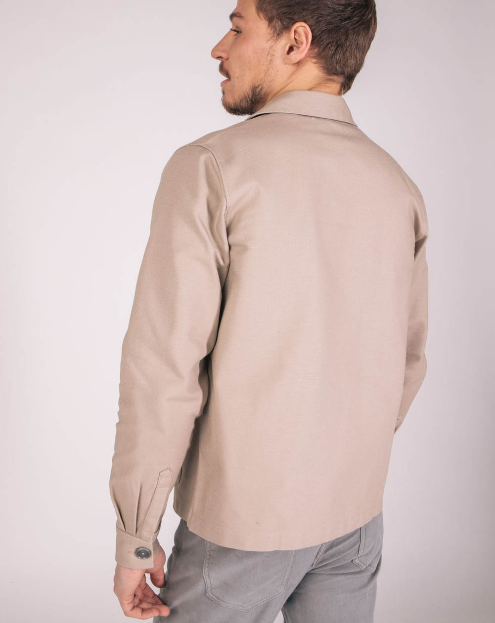 Veste Zularit Unisexe Upcyclé Beige 4
