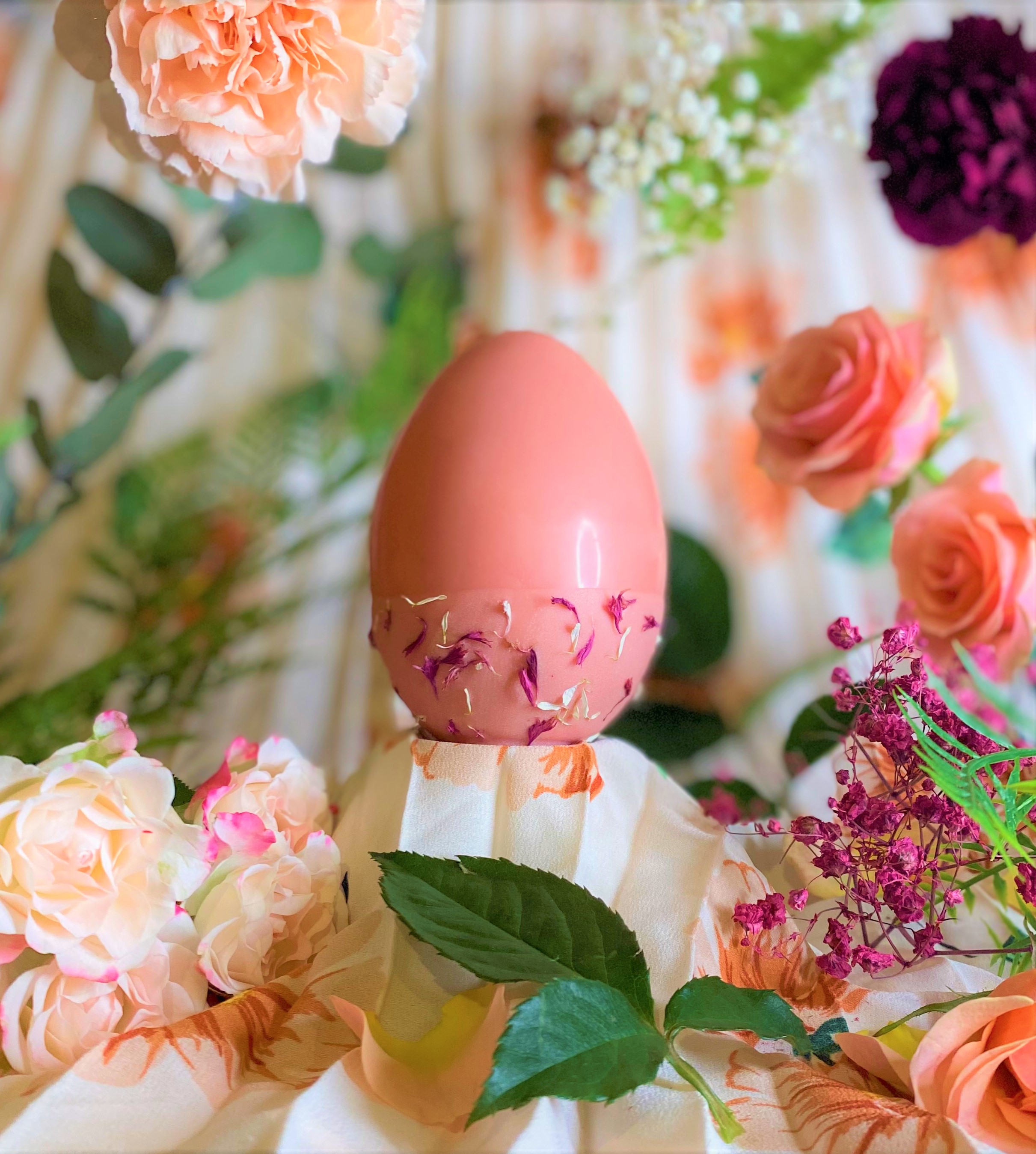 L'œuf "Calice" Rose de Damas 2