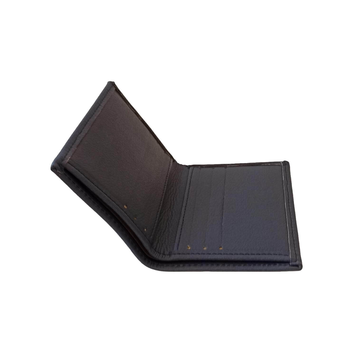 Porte-cartes en cuir de pomme bordeaux - Idée cadeau 5