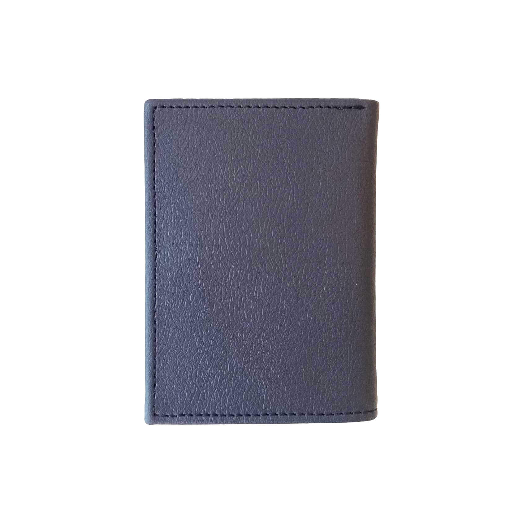 Porte-cartes en cuir de pomme bordeaux - Idée cadeau 13