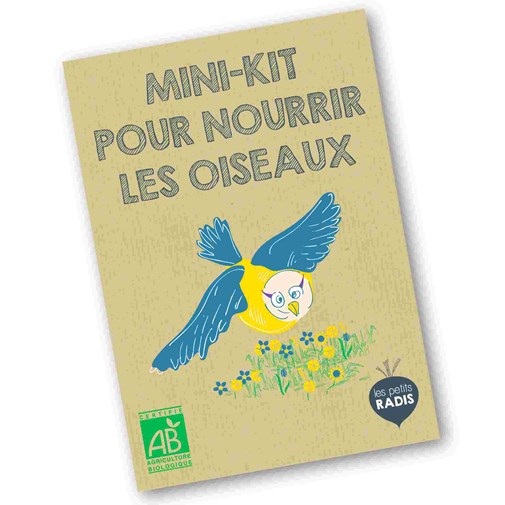 Mini-Kit de graines BIO pour oiseaux du jardin