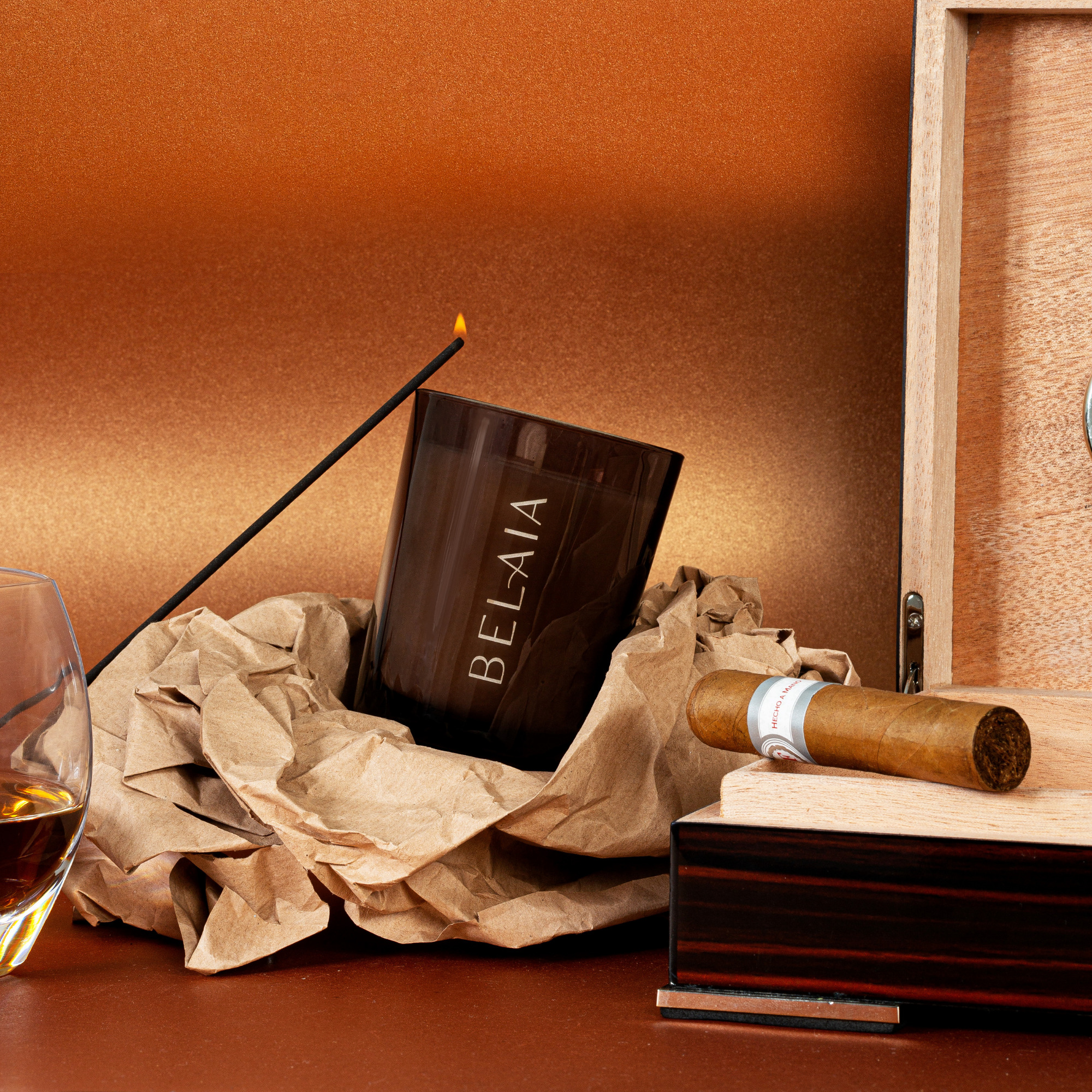 Bougie Parfumée Papier d'Arménie