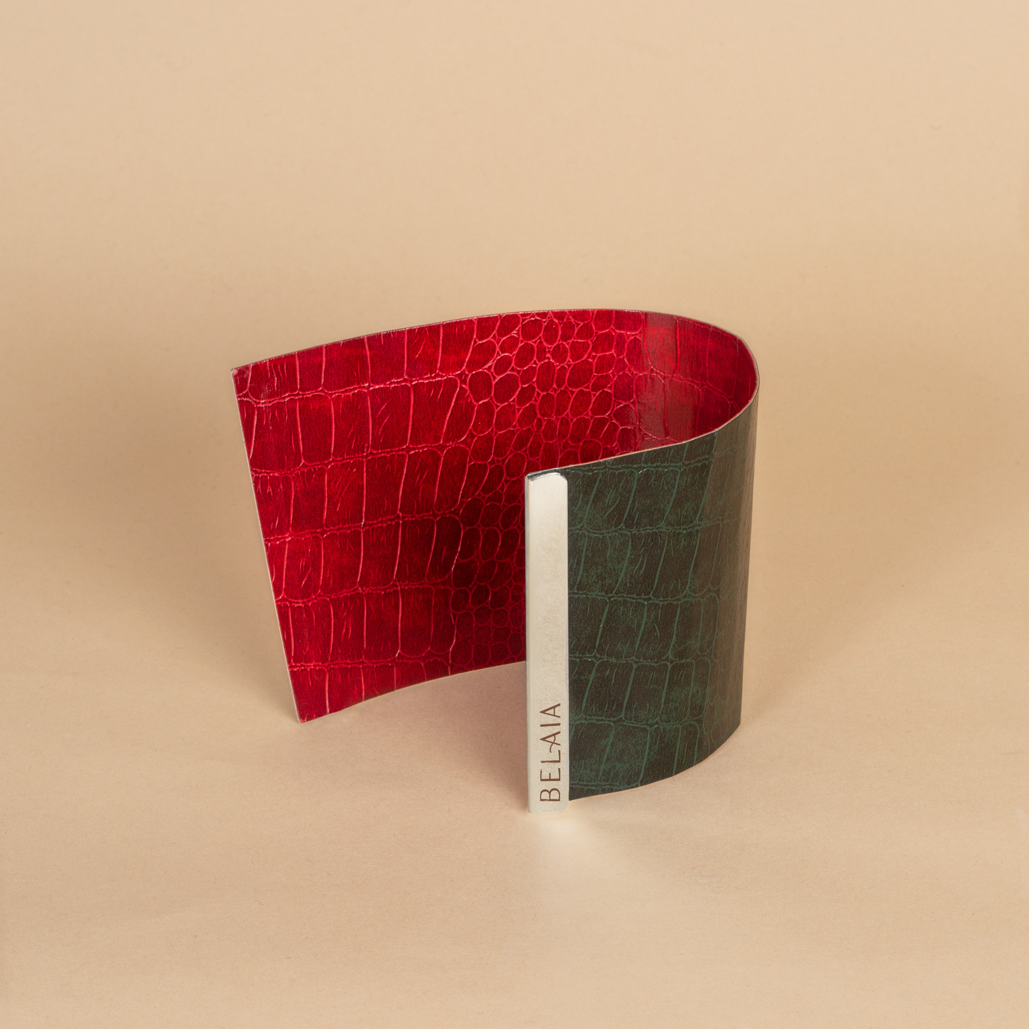 Fourreau Réversible effet Croco pour personnaliser votre bougie  2