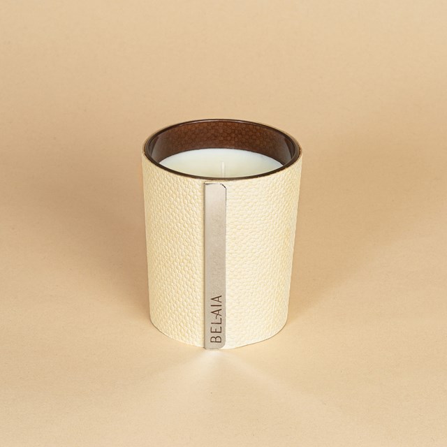 Fourreau Réversible effet Sisal pour personnaliser votre bougie  4