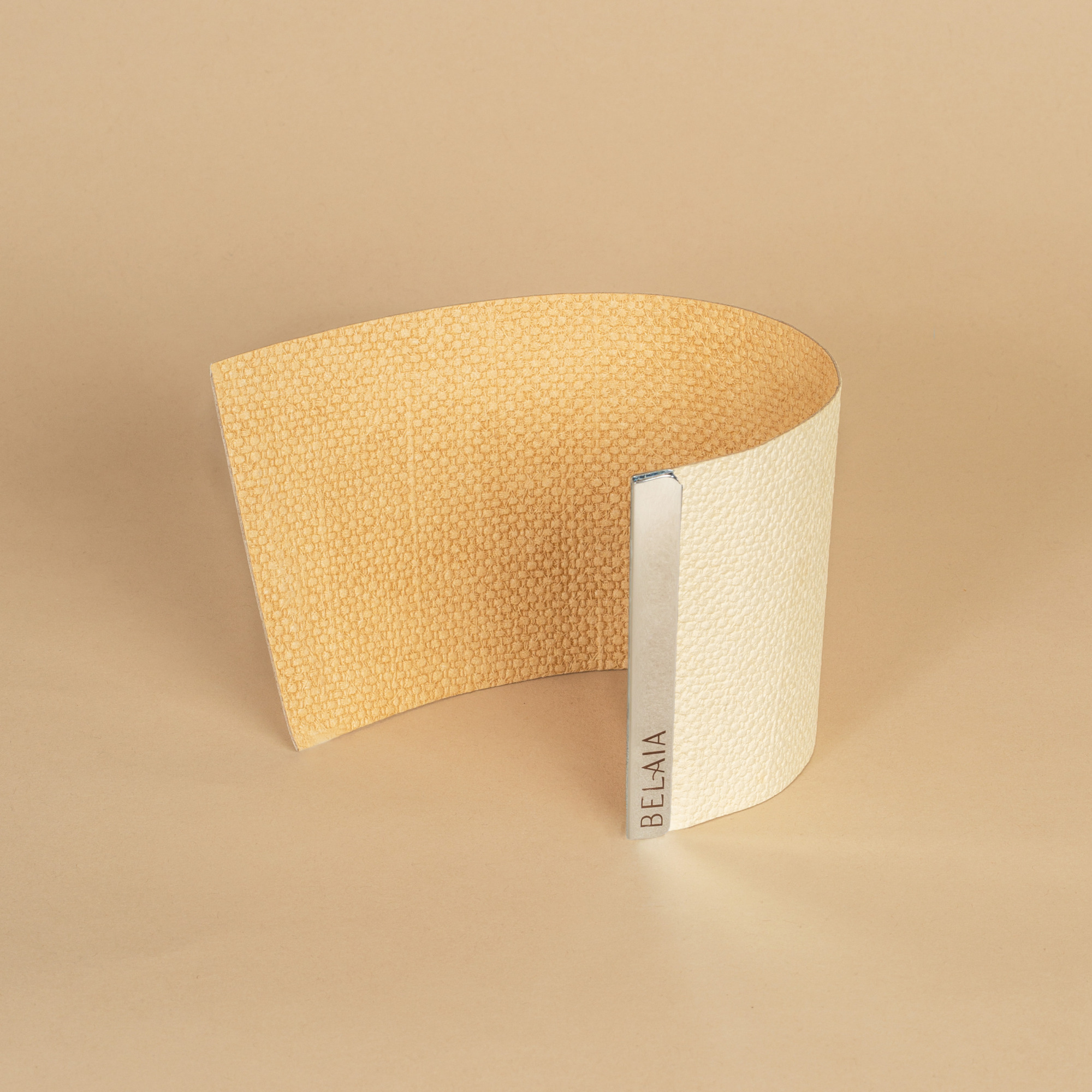 Fourreau Réversible effet Sisal pour personnaliser votre bougie  3