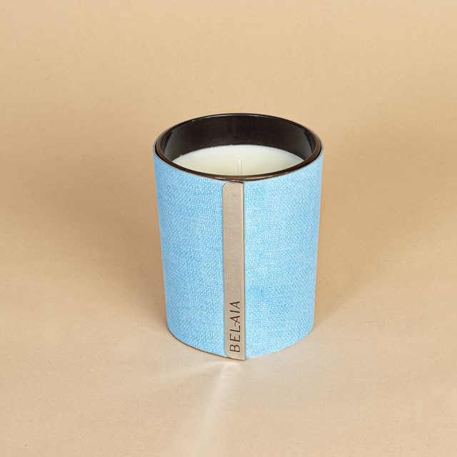 Fourreau Réversible effet Toile pour personnaliser votre bougie  2