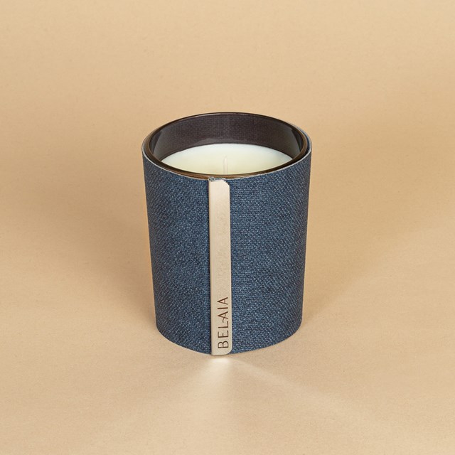 Fourreau Réversible effet Toile pour personnaliser votre bougie  3