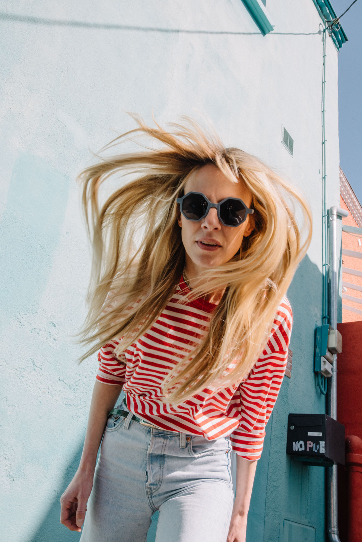 Lunettes de soleil YEYE adultes Gris Bleuté 3