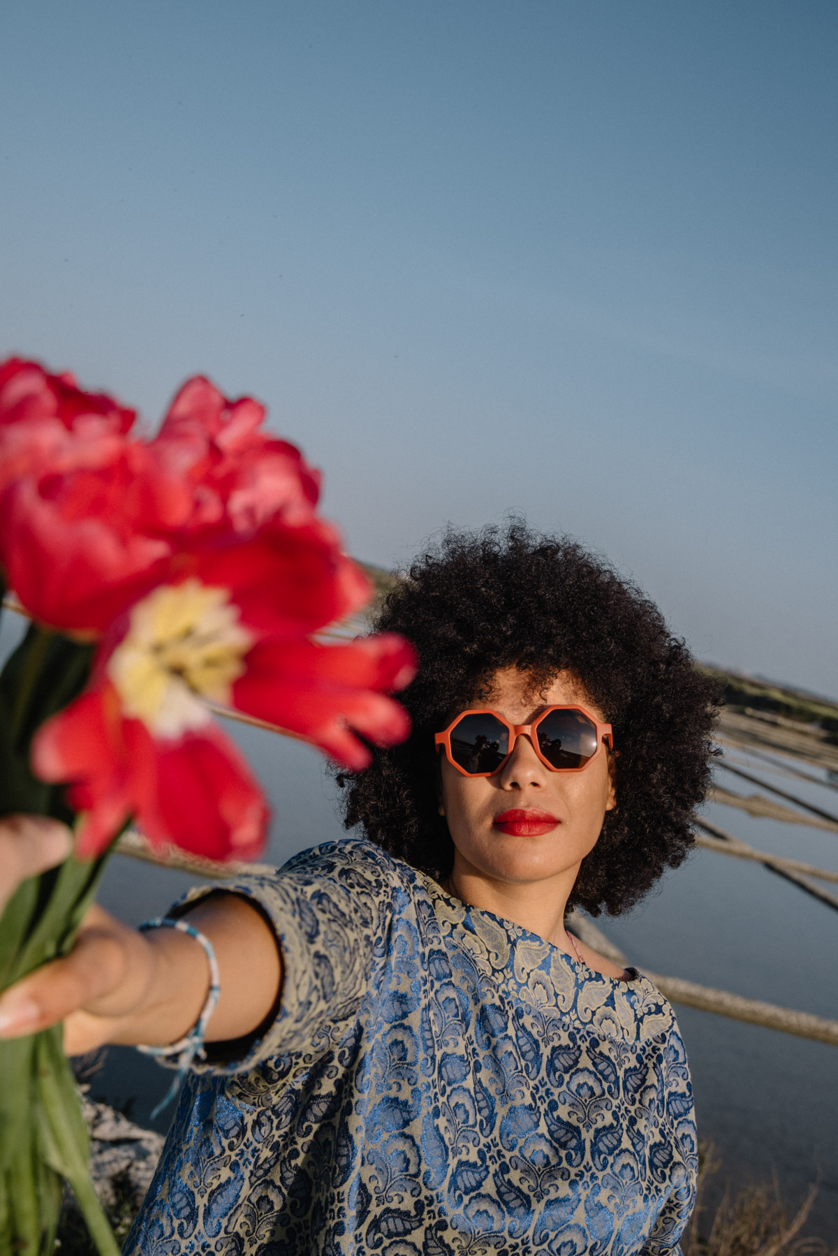 Lunettes de soleil YEYE adultes Rouge Terracotta 3