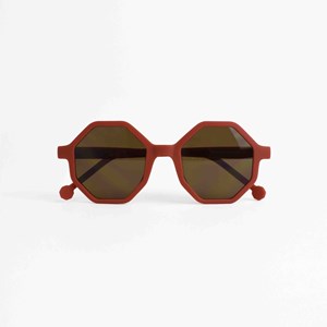 Lunettes de soleil YEYE adultes Rouge Terracotta