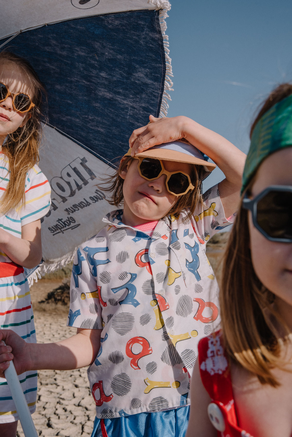 Lunettes de soleil YEYE enfants Jaune Moutarde 4